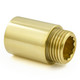 RVE-2-RIG-30-UB - 30mm Rigid Radiator Valve Extension 1/2 inch BSP - Unlacquered Brass RVE-2-RIG-30-UB - 30mm Rigid Radiator Valve Extension 1/2 inch BSP - Unlacquered Brass